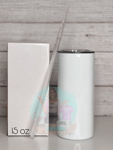 Custom 15 oz Stainless Steel Tumbler